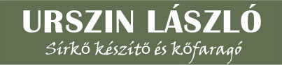 Urszin László - Sírkő készítő és kőfaragó